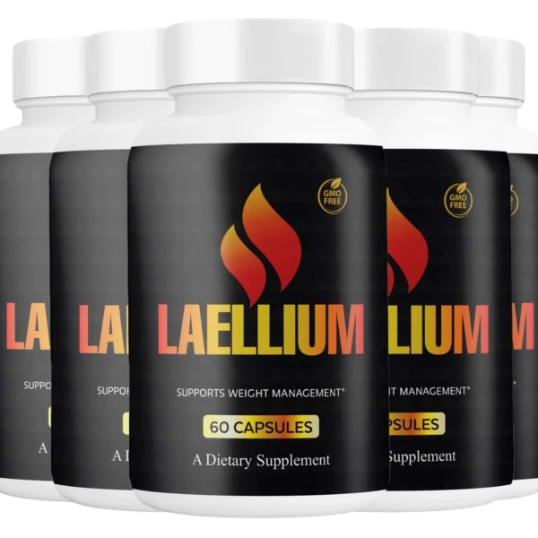 (5 Pack) Laellium for Weight loss , Advanced Fat Burning and Energy Capsules